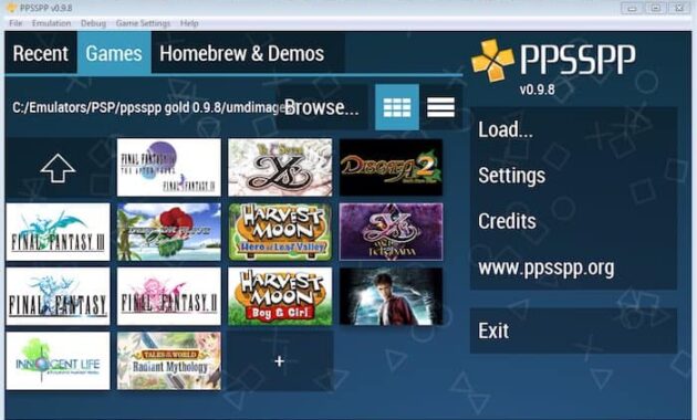 Emulator PSP Terbaik