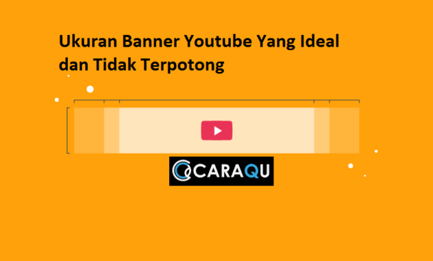 Ukuran Banner Youtube Yang Ideal dan Tidak Terpotong