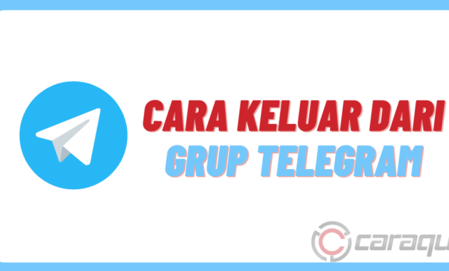 Cara Keluar dari Grup telegram