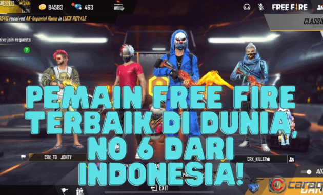 Pemain Free Fire Terbaik di Dunia