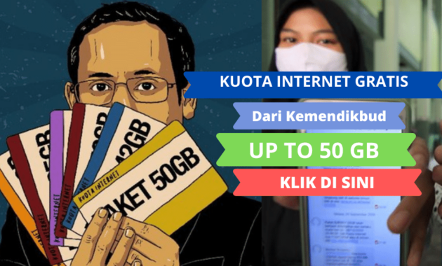 Begini Cara Dapat Kuota Gratis Kemendikbud April Nanti