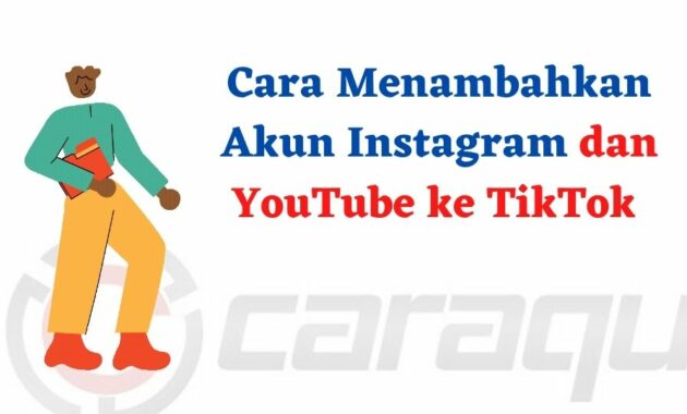 Cara Menambahkan Akun Instagram dan YouTube ke TikTok