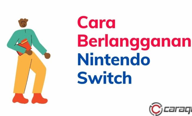 Cara Berlangganan Nintendo Switch