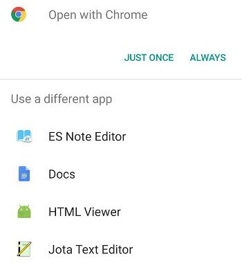 Cara Membuka File HTML di Android