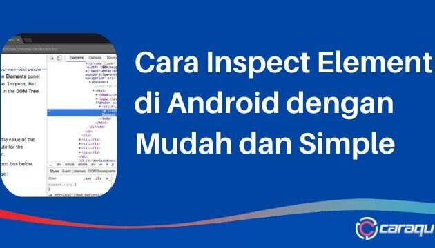 Cara Inspect Element di Android