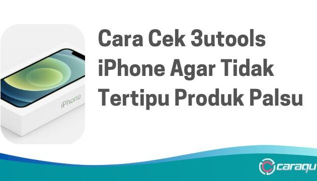 Cara Cek 3utools iPhone