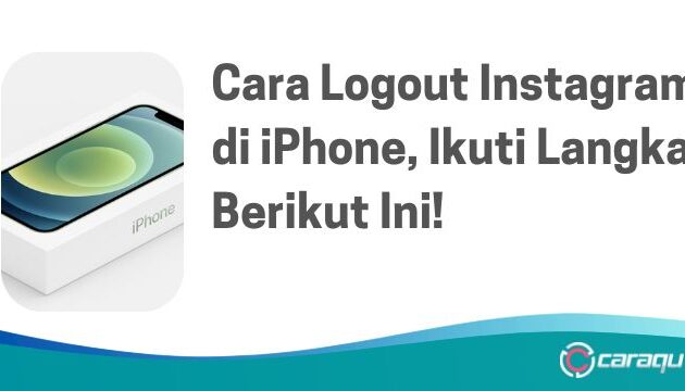 Cara Logout Instagram di iPhone