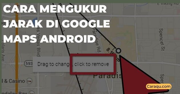 Cara Mengukur Jarak di Google Maps Android